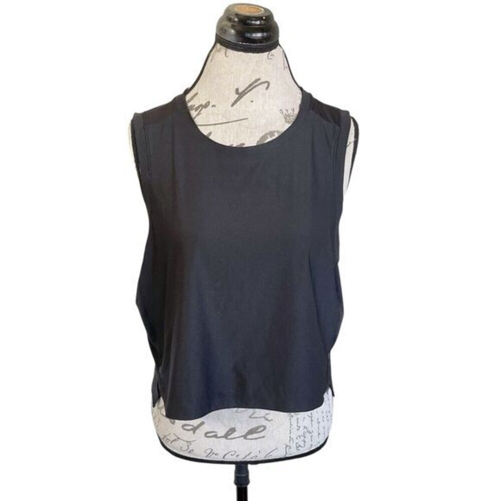 Lululemon Women’s Large Black Sleeveless Muscle Tank Top Athletic Activewear